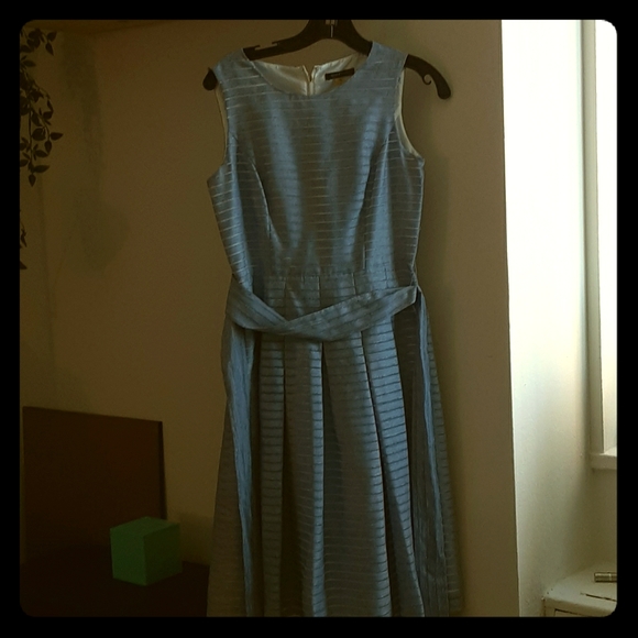 Baby blue a-line dress - Picture 1 of 3